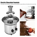 (US 110V)3 Tiers Chocolate Fountain Machine Fondue Maker For Weddings SG