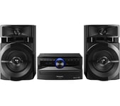 PANASONIC SC-UX100E-K Bluetooth Megasound Party Hi-Fi System - Black, Black