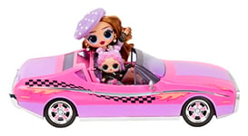 L.O.L. Surprise O.M.G. City Cruiser - Voiture de Sport Rose et Violette avec de Fabuleuses Caractéristiques et une Poupée Exclusive BEEPS - Idéal pour les Enfants de 4 Ans et plus