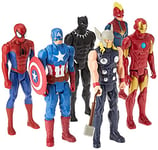 Marvel Hasbro Titan Hero Series, Multipack de 6 Figurines de 30 Cm à Collectionner, Pour enfants à Partir de 4 Ans Exclusivité sur Amazon