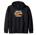 Crypto Millionaire Loading Cryptocurrency Investor Zip Hoodie