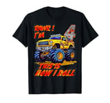 Monster Truck Car Cool for 4-Year-Old Birthday Kids T-Shirt