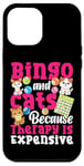 iPhone 12 Pro Max Bingo Player Cat Bingo And Cats Because Therapy Is Expensive Case