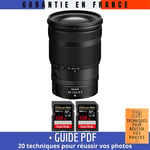 Nikon Z 24-120mm F4 S + 2 SanDisk 128GB Extreme PRO UHS-II SDXC 300 MB/s + Guide PDF '20 TECHNIQUES POUR RÉUSSIR VOS PHOTOS