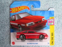 Hot Wheels H4L 194 1992 FORD MUSTANG red 2024 194/250 L Case