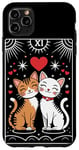 iPhone 11 Pro Max Tarot Card Mystic Cats | The Lovers Valentines Day Couples Case