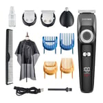 Barberboss Beard Trimmer Men, Nose Hair Trimmer for Men, Cordless Hair Clippers Men: Trimmer for Men, Waterproof, Mens Grooming Kits