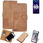 FOR Huawei Honor 10i SMARTPHONE CASE COVER WALLETCASE CORK