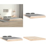 Cadre de lit 120x200 cm bois de pin massif - cadre de lit - cadres de lit - Home & Living - Brun