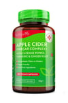 Apple Cider Vinegar - 180 Vegan Capsules with Pepper, Turmeric and Ginger