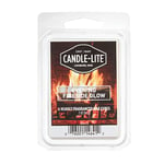 CANDLE-LITE Melts A08801251 Lot de 6 cubes de cire parfumée Evening Fireside Glow (56 g) Pour une soirée chaleureuse pour votre maison