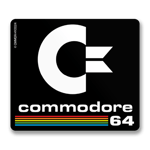 C64 Logotype Sticker, Accessories