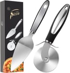 Roulette Pizza, Coupe Pizza - Découpe Pizza En Inox, Coupante Couteau De Pizza, Pizza Cutter, Nettoyage Facile Au Lave Vaisselle, Poignée Ergonomique Antidérapante En Silicone