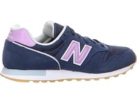 New Balance Femme 373 Sneaker, Bleu Marine, 39 EU