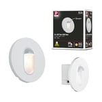 Paulmann 92925 spots encastrés LED encastré mural rond incl. 1x2,7 watts projecteurs encastrés Blanc spot plastique lampe encastrée 2700 K