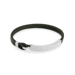 Calvin Klein Iconic For Him Bracelet Armbånd Læder 35000407 - Herre - Stainless Steel