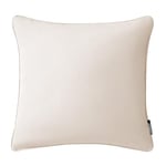 ROOM115 Room99 Housse décorative de Coussin Aura 45 x 45 cm Taie d'oreiller pour Coussins Canapé avec Fermeture éclair Invisible Crème Claire, 1 pièce