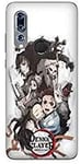 Coque pour Huawei P30 Lite Manga Demon Slayer Blanc