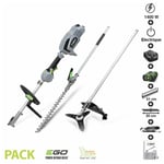 Ego Power+ - Pack multi outil jardin débroussailleuse taille-haies batterie chargeur 56 volts egopower