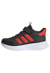 adidas X_PLR CF Sneaker, Core Black/FTWR White/Blue Dawn, 9 UK Child