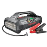 LOKITHOR JA300 1500A Booster Batterie Voiture avec Compresseur, 12V Démarreur de Batterie au Lithium (pour 7.0L Gas ou 4.5L Diesel), 150PSI Gonfleur Pneus Voiture, Lampe LED, 24 Mois en Veille