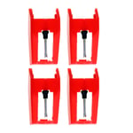 4pcs vinyl player needle Ion Record Player Needle Magnet Turntable Cartridge