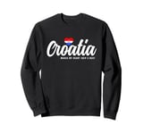 Croatian Souvenirs Makes My Heart Skip A Beat I Love Croatia Sweatshirt