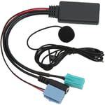 Eosnow - Cble Audio aux pour autoradio, adaptateur d'entrée MP3 de remplacement pour Clio Espace Kangoo Laguna 2005 – 2011