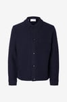 Selected HOMME - Overshirt slhNealy LS Knit Shirt Jacket - Blå