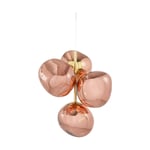 Tom Dixon Melt Chandelier mini takkrona LED 63,4 cm Copper