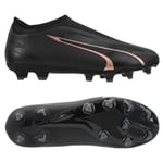 PUMA Ultra Match + Laceless FG/AG Eclipse - Svart/Copper Rose Barn, storlek 36