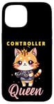 iPhone 15 Controller Queen Gaming Girl Tee Gamer Gamepad Kawaii Anime Case