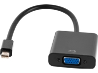 Adapter AV LechPol DisplayPort Mini - D-Sub (VGA) czarny (KOM0848)