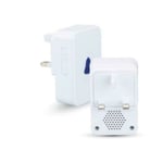 V-tac - VT-5415 Sonnette WiFi pour interphone vidéo avec prise standard italienne 10A 2P - sku 8445 - Blanc