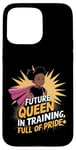 Coque pour iPhone 15 Pro Max Black History Month Chemise afro noire pour fille