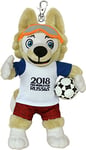 FIFA 2018 – zabivaka-officiel Mascotte en peluche de (coupe du monde de football de 2018) avec pendentif 18 cm, Unisex-Child