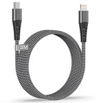 USB C to Lightning Cable 3M,USB C iPhone Charger Cable 3M Fast Charge [MFi Certified], Nylon Lightning Cable USB C iPhone Cable Fast Charging Lead Wire for Apple iPhone 14 Pro Max/14 Plus/13/12/11/X/8