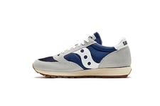 Saucony Jazz Original Vintage Trainers Grey & Navy - Mens - 12 UK