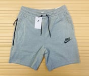 Nike Tech Fleece Essentials Sport Shorts Zip Pocket Grey - Mens Small Deadstock