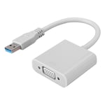 Usb 3.0 To Vga Adapter Cable For 7/8 System (White) LS