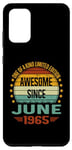 Coque pour Galaxy S20+ Awesome Since June 1965 limited edition 59th Birthday