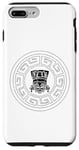 Coque pour iPhone 7 Plus/8 Plus Roi aztèque de la civilisation mexicaine Tlaloc Mythologie