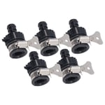 5Pcs Faucet Tap Connector Adapter Mixer Clamp Universal Garden Hose Pipe 14‑24mm