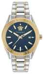 Versace VE6A00523 Men's V-CODE (42mm) Blue Dial / Two-Tone Watch