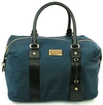 Michael Kors Holdall Weekend Bag Navy Dark Blue Polyester Medium Mens RRP £260