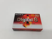 1x Sony Digital 8 Camcorder Tapes LP 90 min 60 Min SP N8-60P2 - New & Sealed