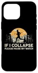 iPhone 16 Pro Max If I collapse Please Pause my Watch Running Marathon Runner Case