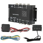 aqxreight Boîtier de Commande de Caméra de Recul, Boîtier de Commande de Répartiteur Vidéo 4 Canaux DC12V 24V Commutateur d'image Télécommande Haute Définition pour Camion Bus Bateau