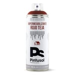 PINTUSOL Bombe Peinture Étancheité Rouge Toiture, Protection Anti-Humidité, Waterproof Coating, Résistance aux Radiations, Application Facile, Spray Professionnel Étanche Imperméable 400ml