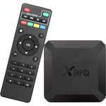 Boitier  Android TV Box X96Q Smart TV Box WiFi 1+8 Go avec Allwinner H313 Android 10.0 Prend en Charge 4K HD Multimedia  D1